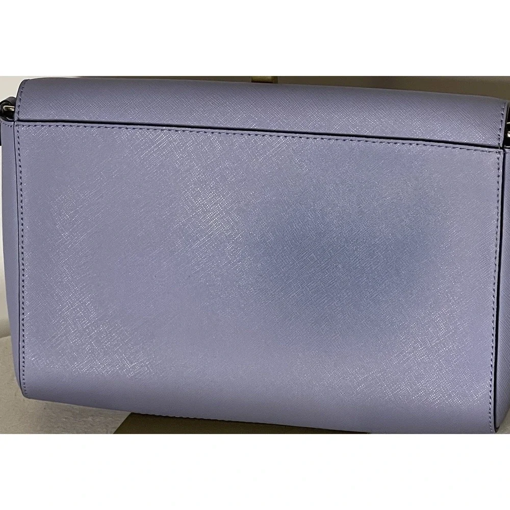 Kate Spade Madison Willow‎ Crossbody Bag Blue Iris Leather Convertible Shoulder